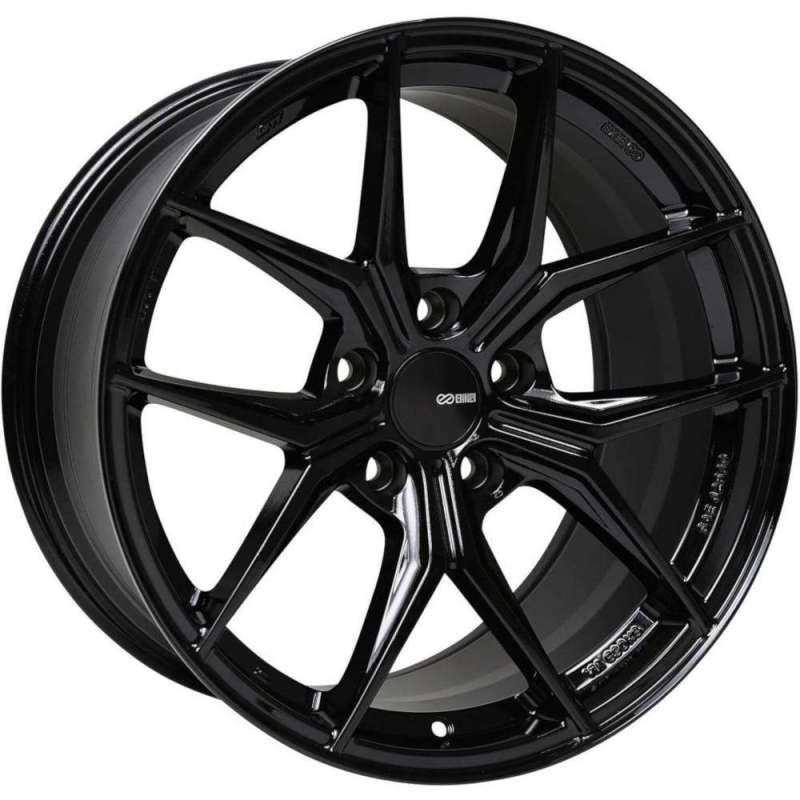 Enkei TSR-X 20x9.5 40mm Offset 5x120 BP 72.6 CB Gloss Black Wheel-thumbmail-1
