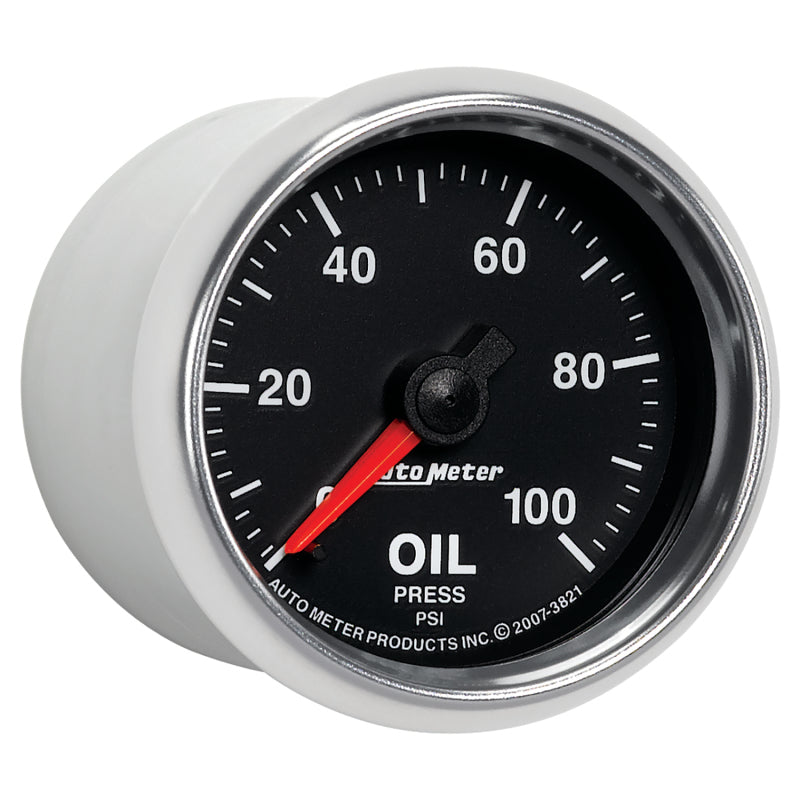 Autometer GS 52mm 0-100 PSI Mechanical Oil Pressure Gauge-thumbmail-5