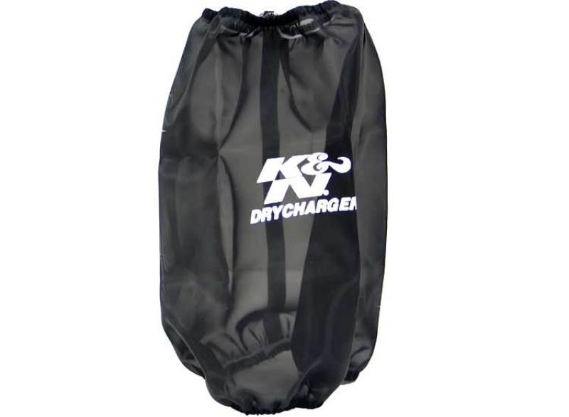 K&N 6.625in Base ID / 5.25in Top ID / 9.5in H Round Tapered Black DryCharger Air Filter Wrap-thumbmail-2