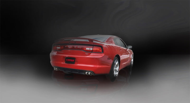 Corsa 11-13 Dodge Charger R/T 5.7L V8 Polished Sport Cat-Back Exhaust-thumbmail-5