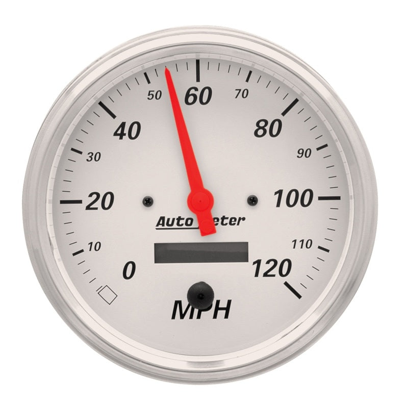 AutoMeter Gauge Kit 2 Pc. Quad & Speedometer 5in. Arctic White-thumbmail-6