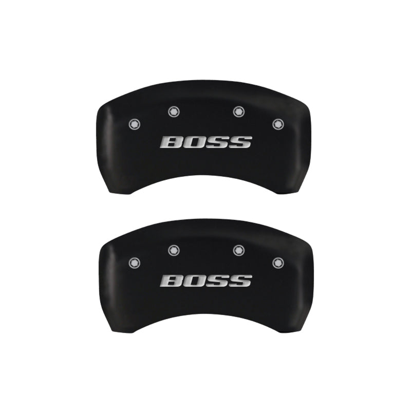 MGP Rear set 2 Caliper Covers Engraved Rear Boss Red finish silver ch-thumbmail-4