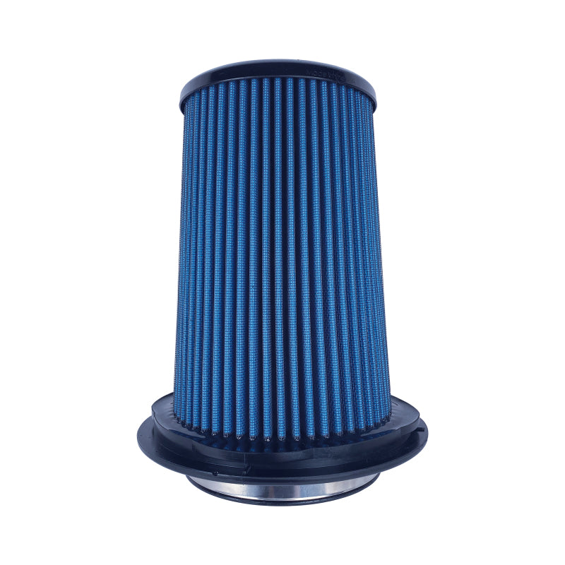 Injen SuperNano-Web Air Filter 5in Flange ID 8in Base/7.9in Media Height /5.3in Inertia Top-thumbmail-1