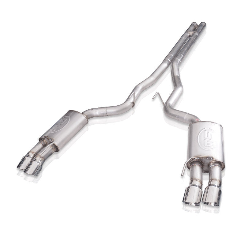 Stainless Works 18+ Ford Mustang GT Redline H-Pipe Performance Connect Cat-Back Exhaust-thumbmail-2