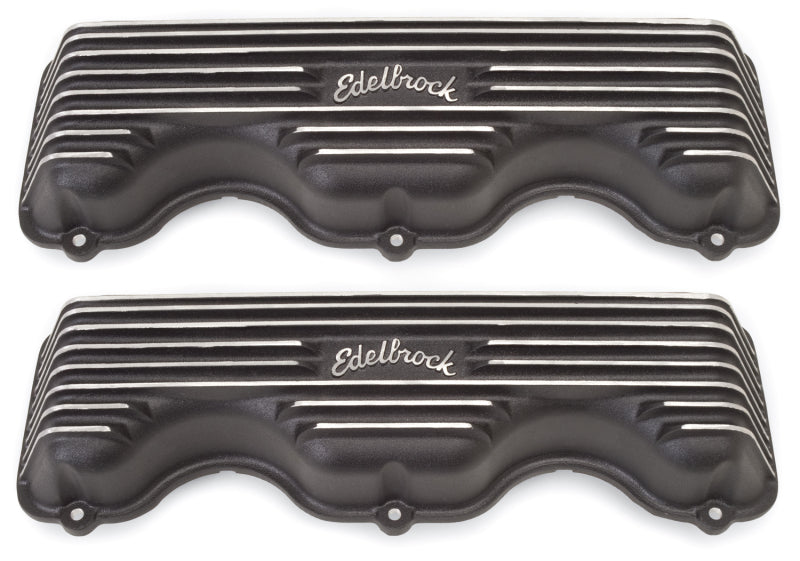 Edelbrock Valve Cover Classic Series Chevrolet W 348/409 CI V8 Black-thumbmail-3