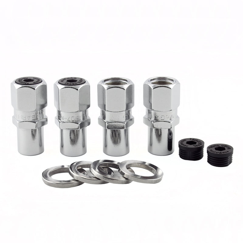 McGard Hex Lug Nut (Drag Racing Reg. Shank) 7/16-20 / 13/16 Hex / 1.86in. Length (4-Pack) - Chrome-thumbmail-2