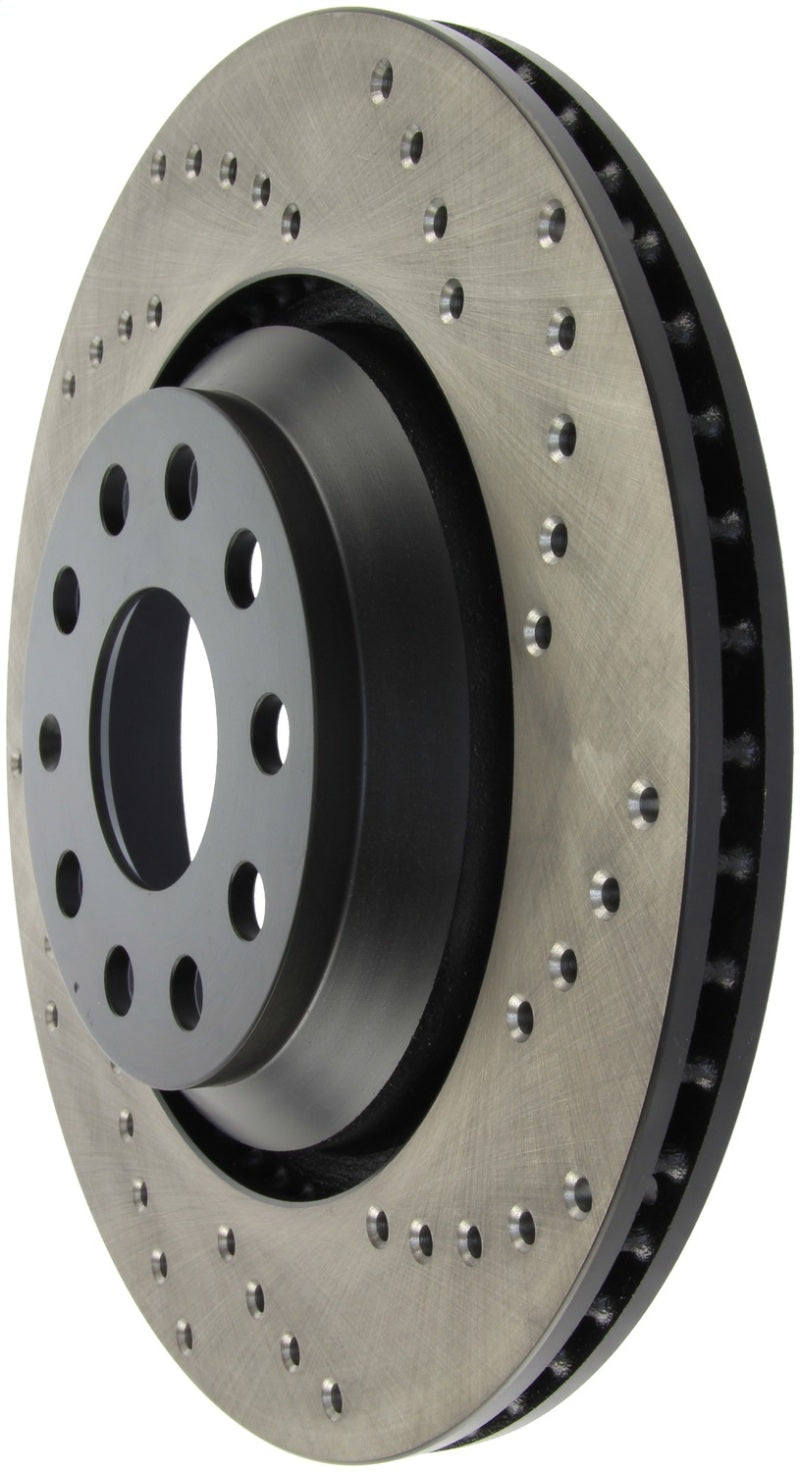 StopTech 09-13 VW CC 3.6L VR6 / 08-09 & 12 Golf R/Golf R32 Drilled Left Rear Rotor-thumbmail-6