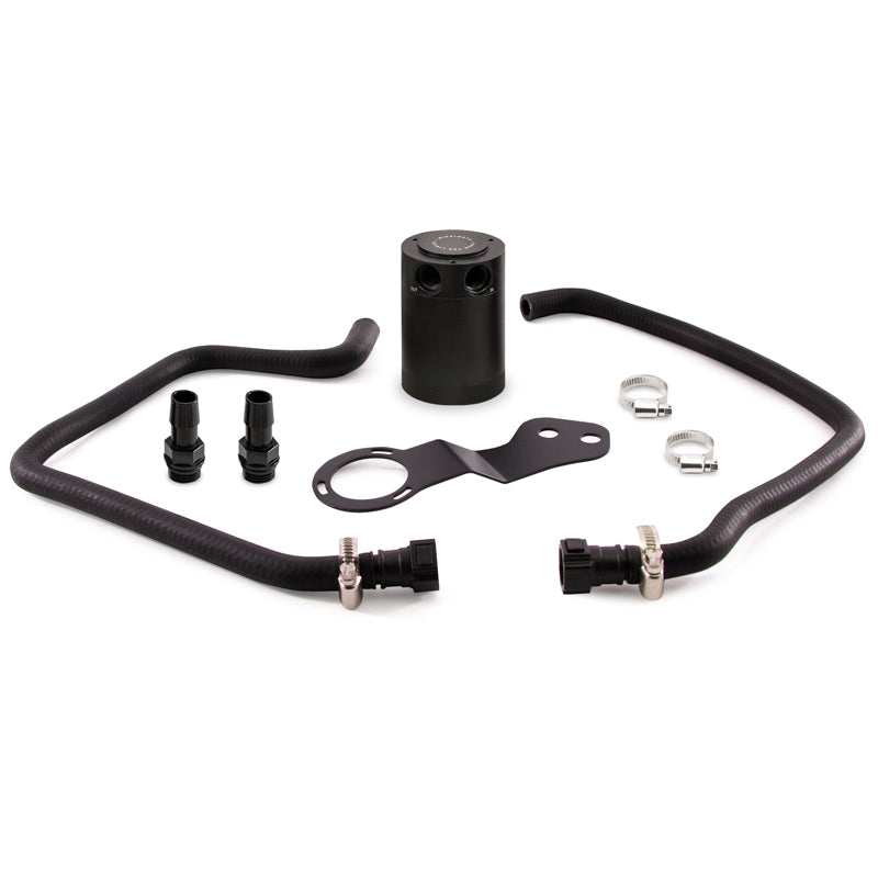Mishimoto 2016+ Chevrolet Camaro SS Baffled Oil Catch Can Kit - Black-thumbmail-3