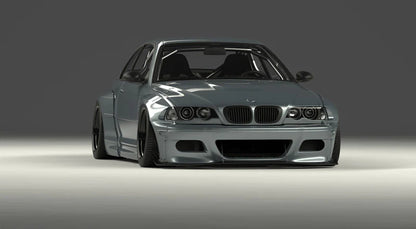 GReddy 99-06 BMW E46 Coupe Pandem Wide Body Rear Fenders (SPECIAL ORDER)