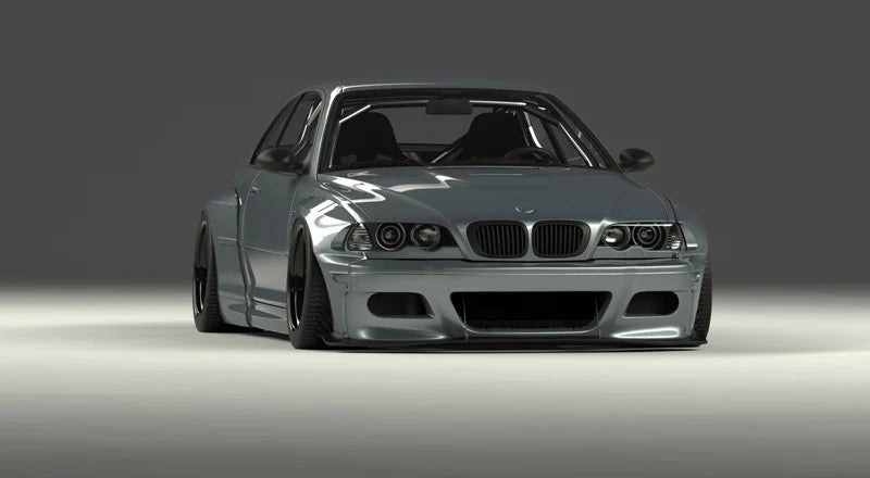 GReddy BMW E46 M3 Pandem Wide Body Front Lip-thumbmail-1