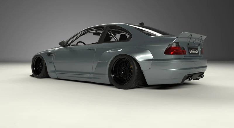 GReddy 99-06 BMW E46 Coupe Pandem Wide Body Rear Fenders (SPECIAL ORDER)