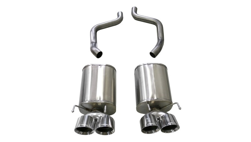 Corsa 09-13 Chevrolet Corvette (C6) 6.2L Polished Sport Axle-Back Exhaust w/4.5in Tips-thumbmail-1