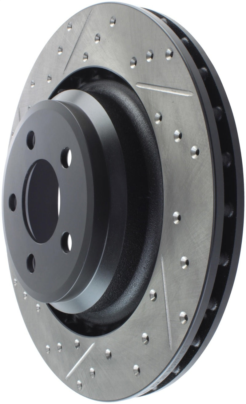 StopTech SportStop 06-09 Chrysler SRT-8 Rear Right Drilled & Slotted Rotor-thumbmail-7