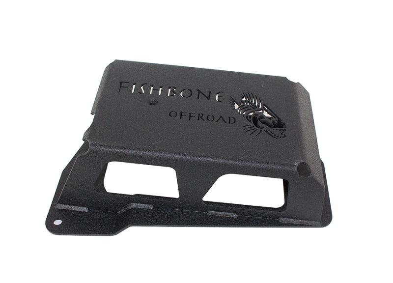 Fishbone Offroad 07-11 Jeep Wrangler JK Steel EVAP Canister Skid Plates - Black Textured Powdercoat-thumbmail-1