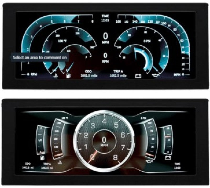 Autometer InVision Digital Instrument Display Color LCD Including Panel Mount - Universal-thumbmail-7