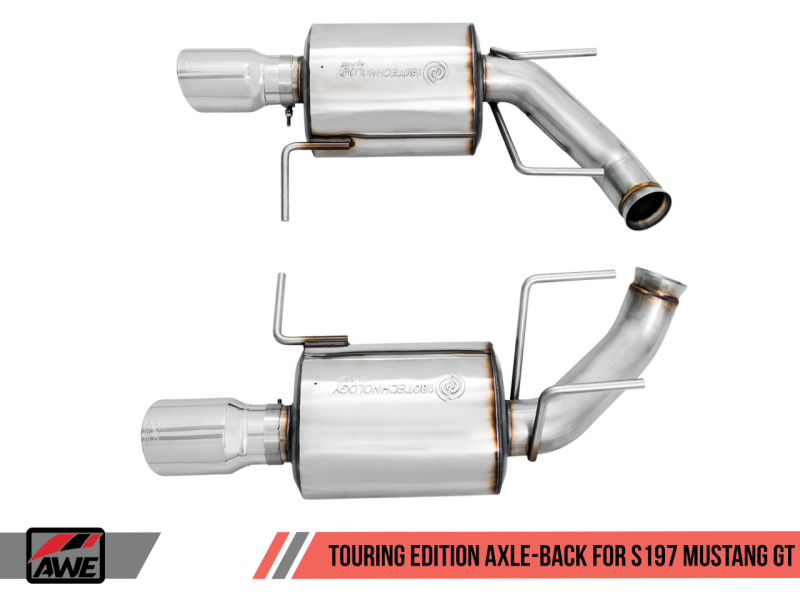 AWE Tuning S197 Mustang GT Axle-back Exhaust - Touring Edition (Chrome Silver Tips)-thumbmail-15