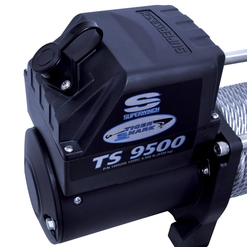 Superwinch 9500 LBS 12V DC 11/32in x 95ft Steel Rope Tiger Shark 9500 Winch-thumbmail-10
