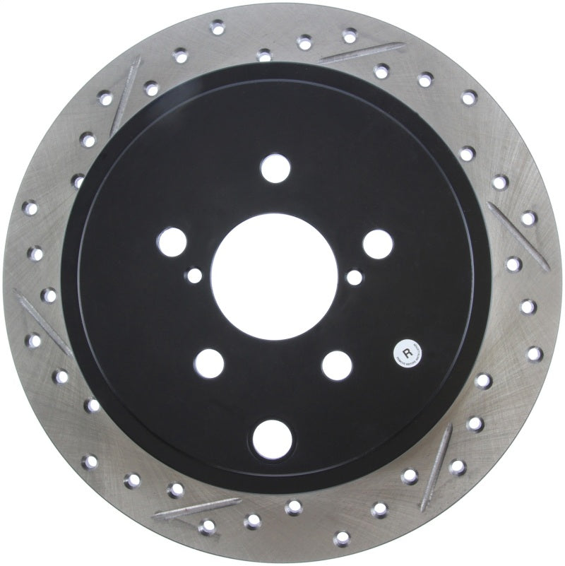 StopTech 08-10 Impreza WRX (Exc STi)/08-10 Impreza Coupe/Sedan Slotted & Drilled Right Rear Rotor-thumbmail-13