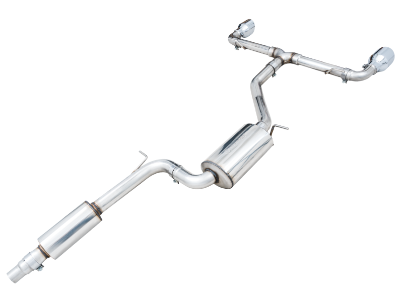 AWE 2022 VW GTI MK8 Touring Edition Exhaust - Chrome Silver Tips-thumbmail-12