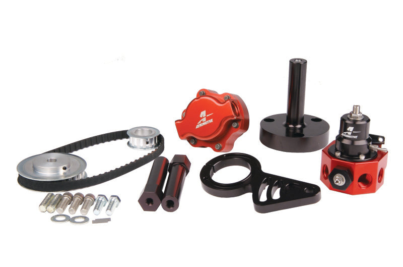 Aeromotive Big Block Chevy Belt Drive Fuel Pump and Double Adjustable Reg Bolt-On Kit-thumbmail-2