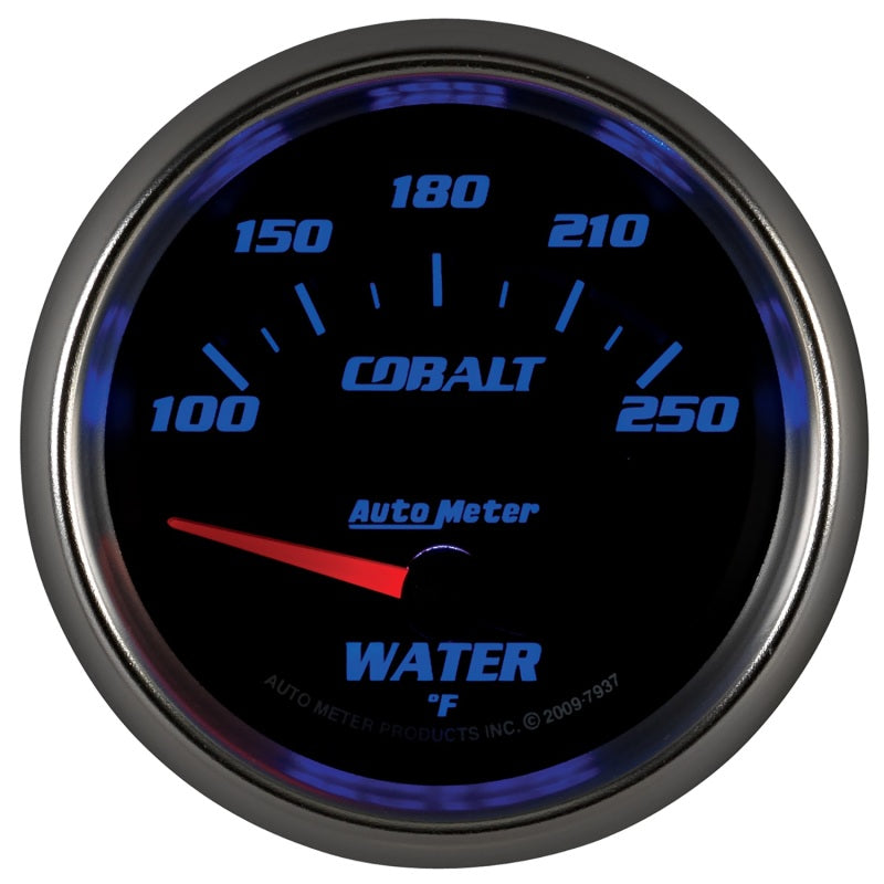 Autometer Cobalt 66mm 100-250 Degree F Electric Water Temperature Gauge-thumbmail-5