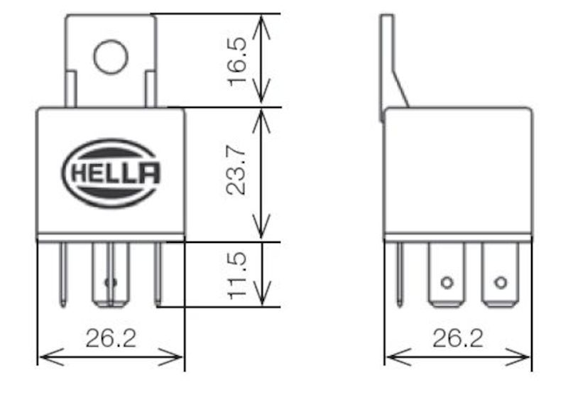 Hella Relay Mini Iso 5 Pole 24V Spdt Bkt-thumbmail-5