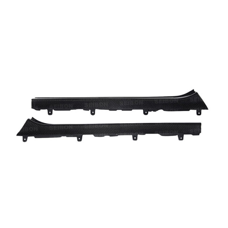Seibon 09-10 Nissan GTR R35 OEM Style Carbon Fiber Door Sills (Pair)-thumbmail-5