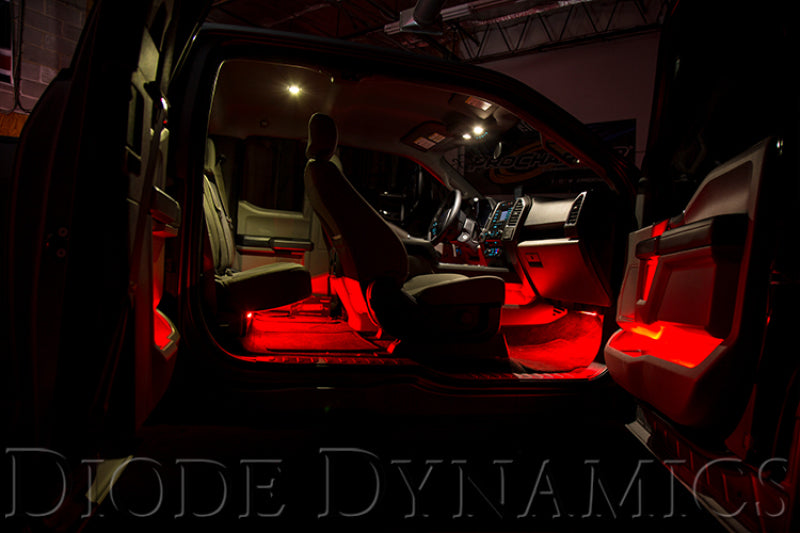 Diode Dynamics LED Footwell Kit - Red-thumbmail-7