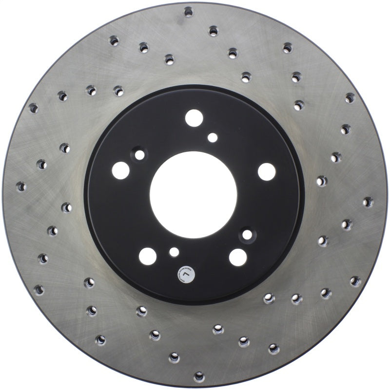 StopTech 99-08 Acura TL (STD Caliber) / 01-03 CL / 04-09 TSX Cross Drilled Left Front Rotor-thumbmail-9