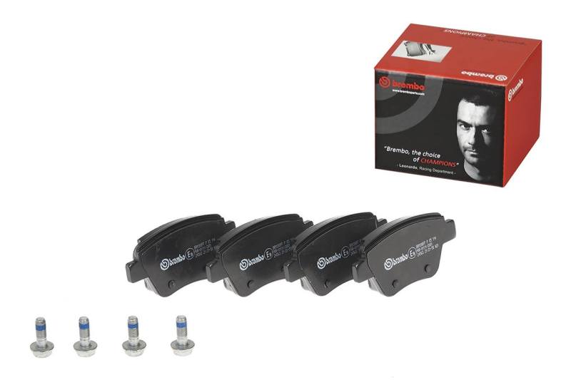 Brembo 10-13 Audi A3 Prem. Low-Met OE Equivalent Pad - Rear-thumbmail-1