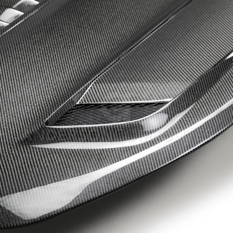 Anderson Composites 16-19 Chevrolet Camaro Double Sided Carbon Fiber Type-T2 Style Hood-thumbmail-9