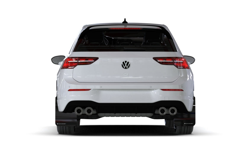 Rally Armor 2022 MK8 Volkswagen Golf GTI/R Black UR Mud Flap w/ Gray Logo-thumbmail-6