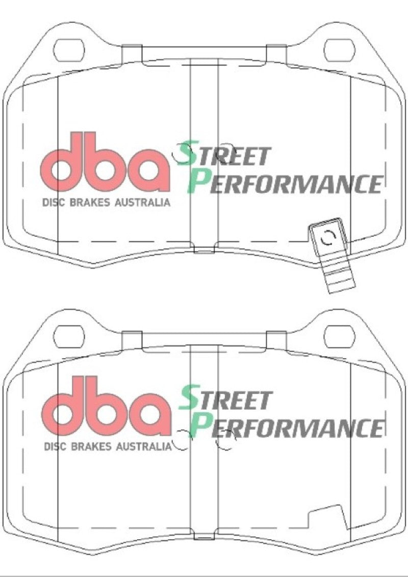 DBA 03-07 G35 w/ Brembo SP500 Front Brake Pads-thumbmail-5
