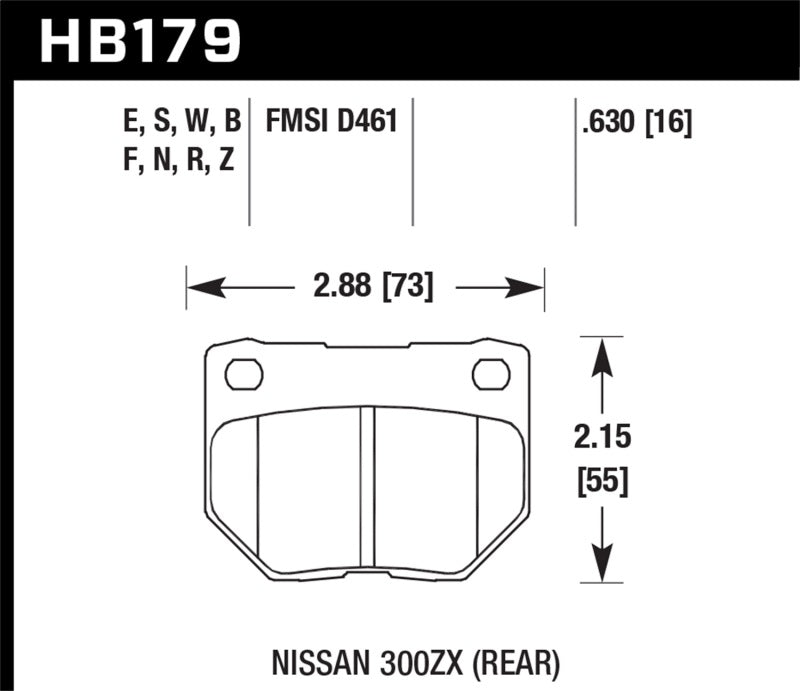 Hawk 06-07 WRX Blue 9012 Rear Race Pads-thumbmail-8