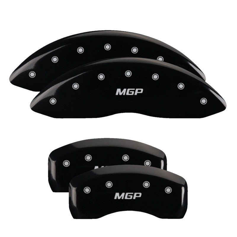 MGP 4 Caliper Covers Engraved Front & Rear MGP Black finish silver ch-thumbmail-2