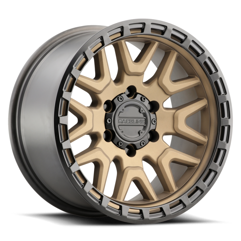 Raceline 953BZ Krank 17x8.5in / 6x139.7 BP / 18mm Offset / 106.1mm Bore - Bronze Wheel-thumbmail-1