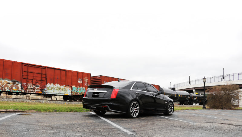 Corsa 2016 Cadillac CTS V 6.2L V8 2.75in Black Sport Axle-Back Exhaust-thumbmail-3