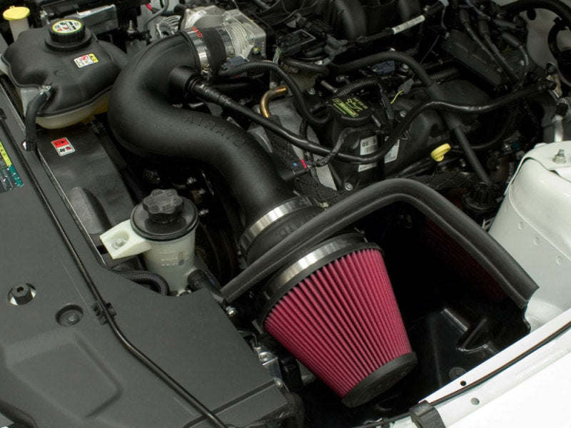 Airaid 2010 Ford Mustang 4.0L MXP Intake System w/ Tube (Oiled / Red Media)-thumbmail-4
