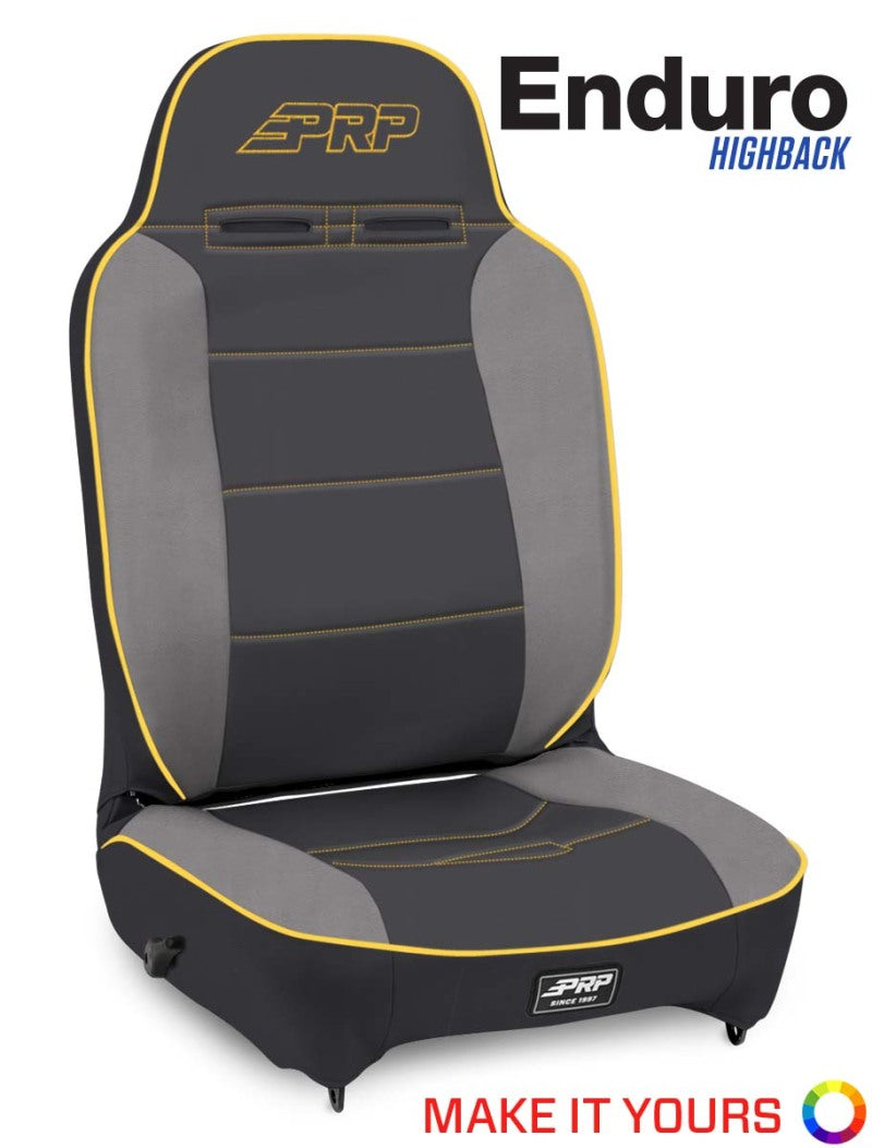 PRP Enduro High Back Reclining Suspension Seat - (Passenger Side)-thumbmail-1