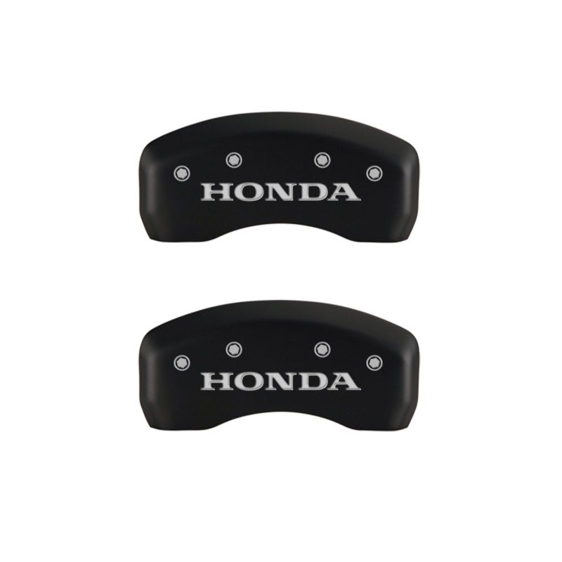 MGP 4 Caliper Covers Engraved Front & Rear Honda Red finish silver ch-thumbmail-5