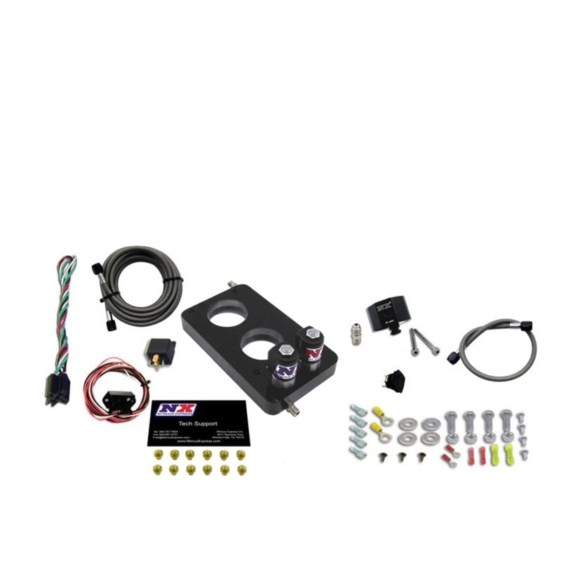 Nitrous Express 05-10 Ford Mustang 4.6L 3 Valve Nitrous Plate Kit (50-150HP) w/o Bottle-thumbmail-2