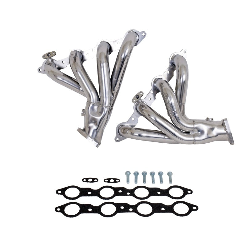 BBK 97-99 Corvette C5 LS1 Shorty Tuned Length Exhaust Headers - 1-3/4 Silver Ceramic-thumbmail-4