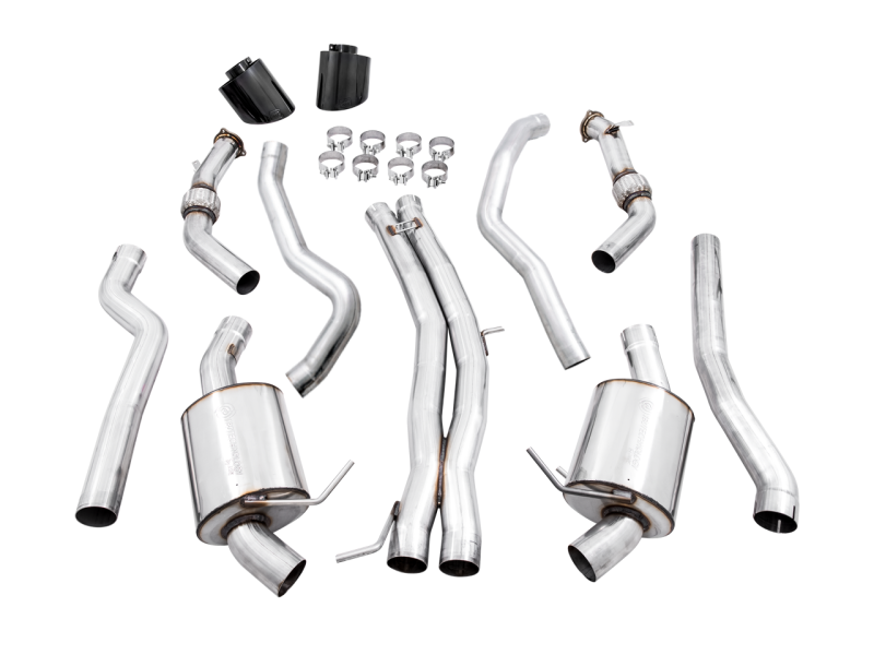 AWE Tuning Audi B9 RS 5 Sportback Touring Edition Exhaust-Non Resonated- Diamond Black RS Style Tips-thumbmail-9