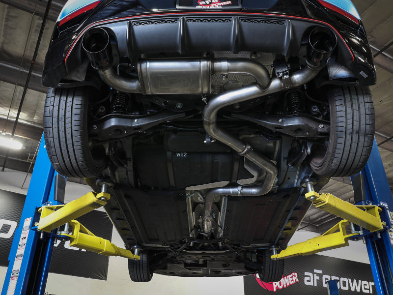 aFe Hyundai Veloster N 21-22 L4-2.0L (t) Takeda Cat-Back Exhaust System- Black Tips-thumbmail-4