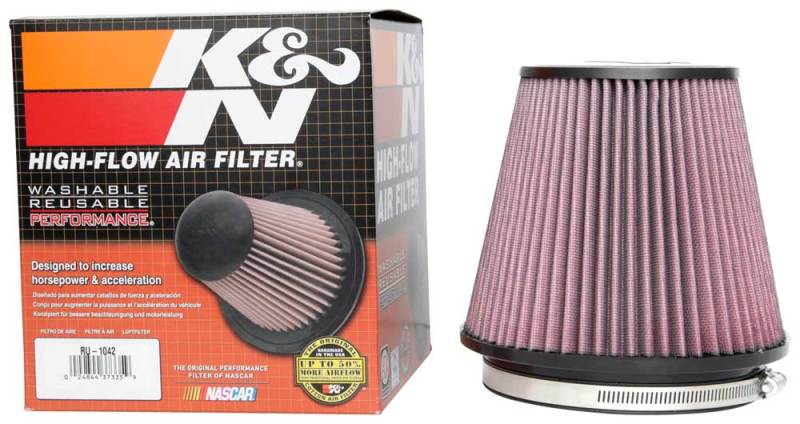 K&N Universal Clamp-On Air Filter 6in FLG / 7-1/2in B / 5in T / 6-1/2in H-thumbmail-11