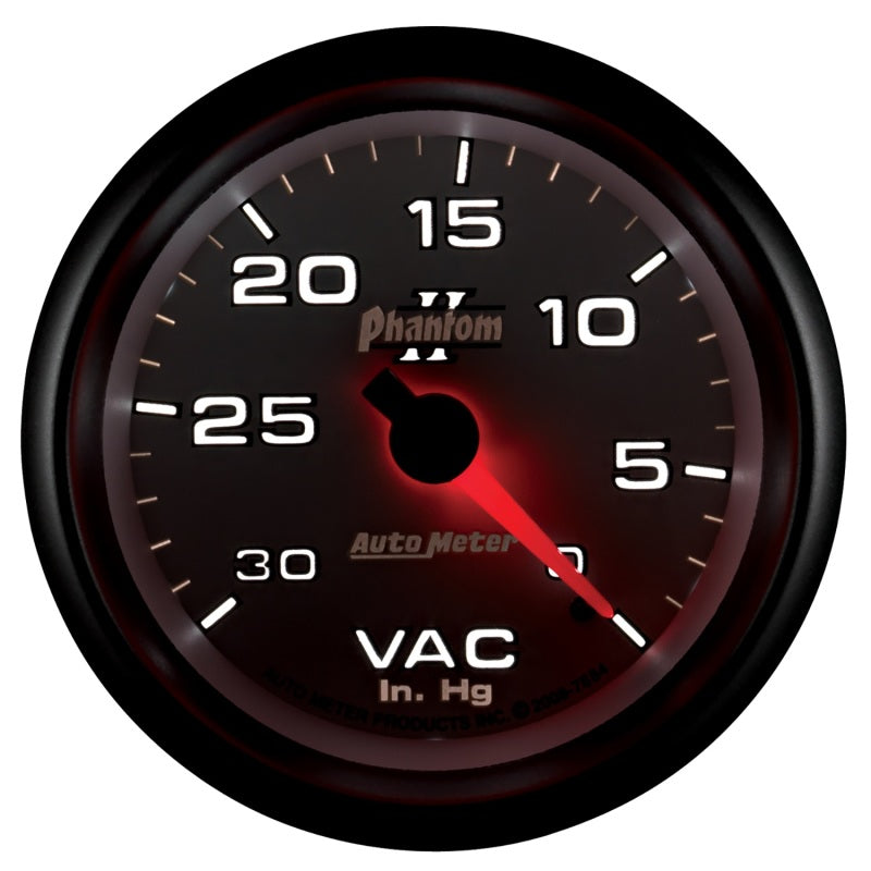 AutoMeter Gauge Vacuum 2-5/8in. 30Inhg Mechanical Phantom II-thumbmail-6