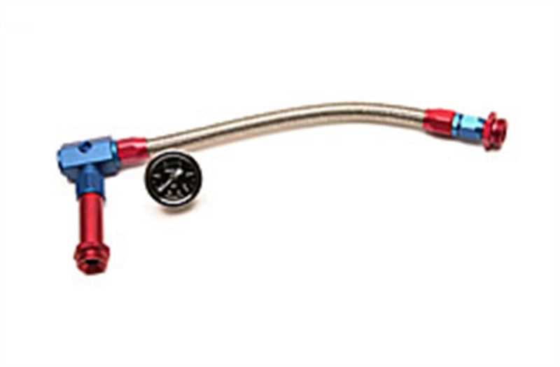 Russell Performance -6 AN to 3/8in Female NPT ProFlex Holley 4150 Dual Inlet Carb Kit (Red/Blue)-thumbmail-3