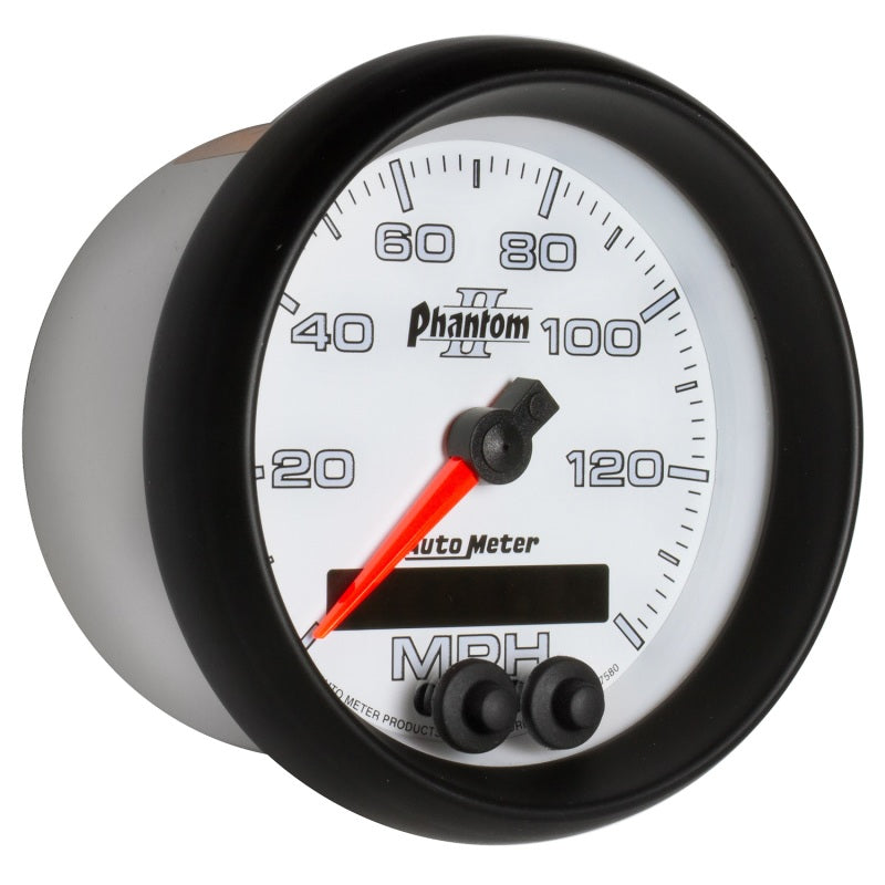 Autometer Phantom II 3-3/8in 0-140MPH In-Dash Electronic GPS Programmable Speedometer-thumbmail-5
