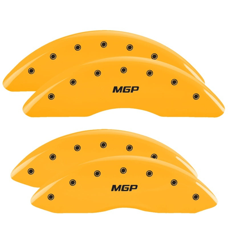 MGP 4 Caliper Covers Engraved Front & Rear Magnum Black finish silver ch-thumbmail-3