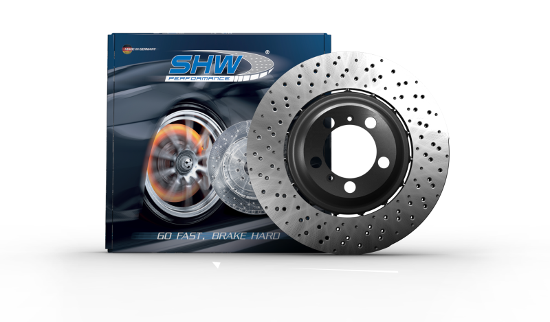 SHW 07-08 Audi RS4 4.2L Right Rear Cross-Drilled Lightweight Brake Rotor-thumbmail-2